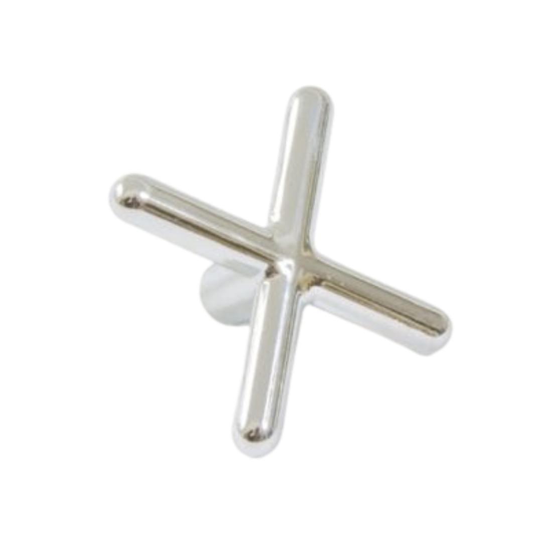 Chrome Cross Rest Head Toeless