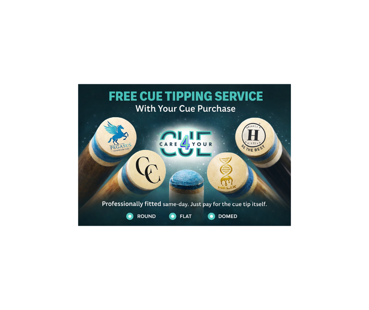 Cue Tipping Service With Purchase