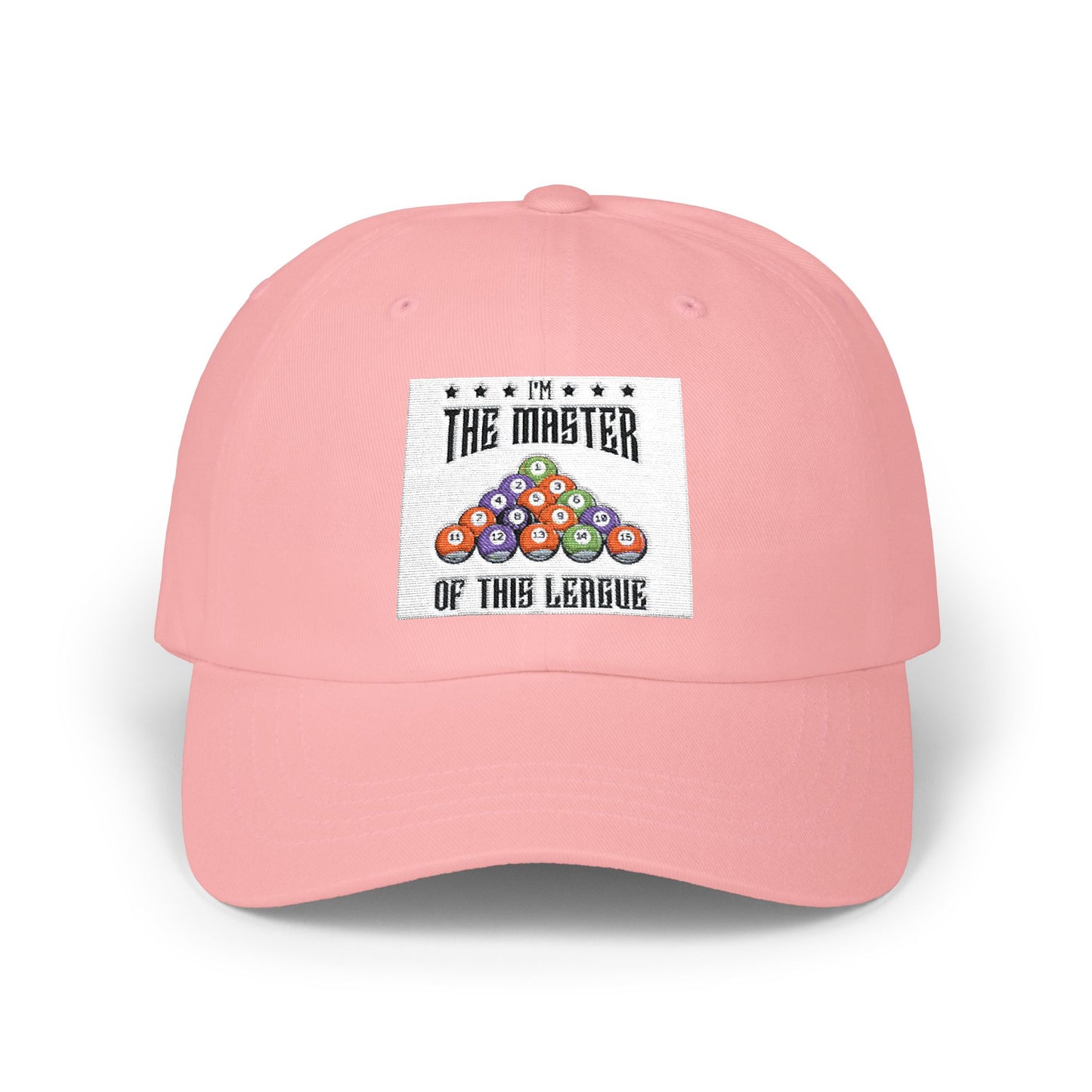 Dad Cap — "The Master of This League" Pool Billiards Hat