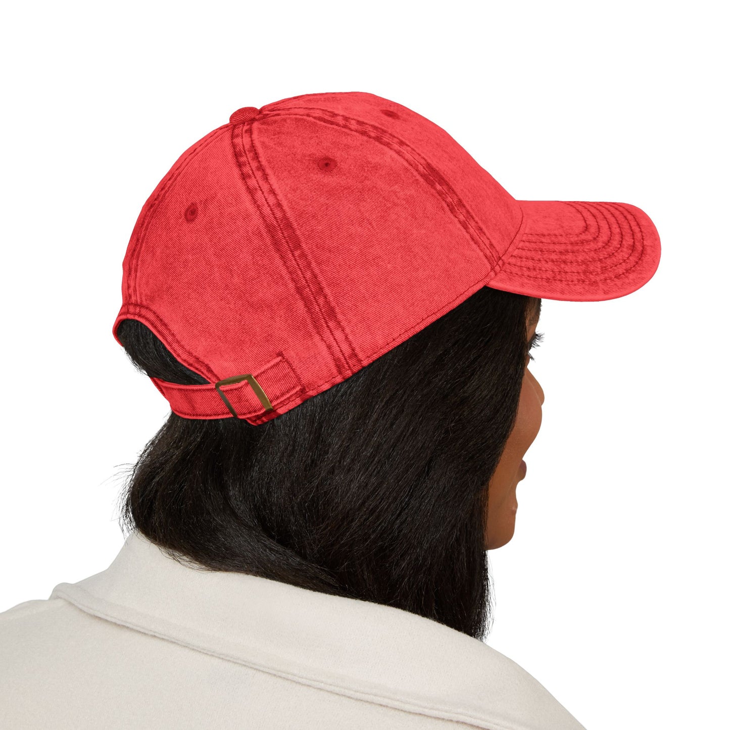 Vintage Embroidered Cap — Retro Patch Pool Balls Design