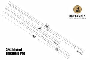 Britannia 3/4 Python English Pool Cue