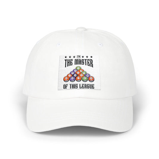 Dad Cap — "The Master of This League" Pool Billiards Hat