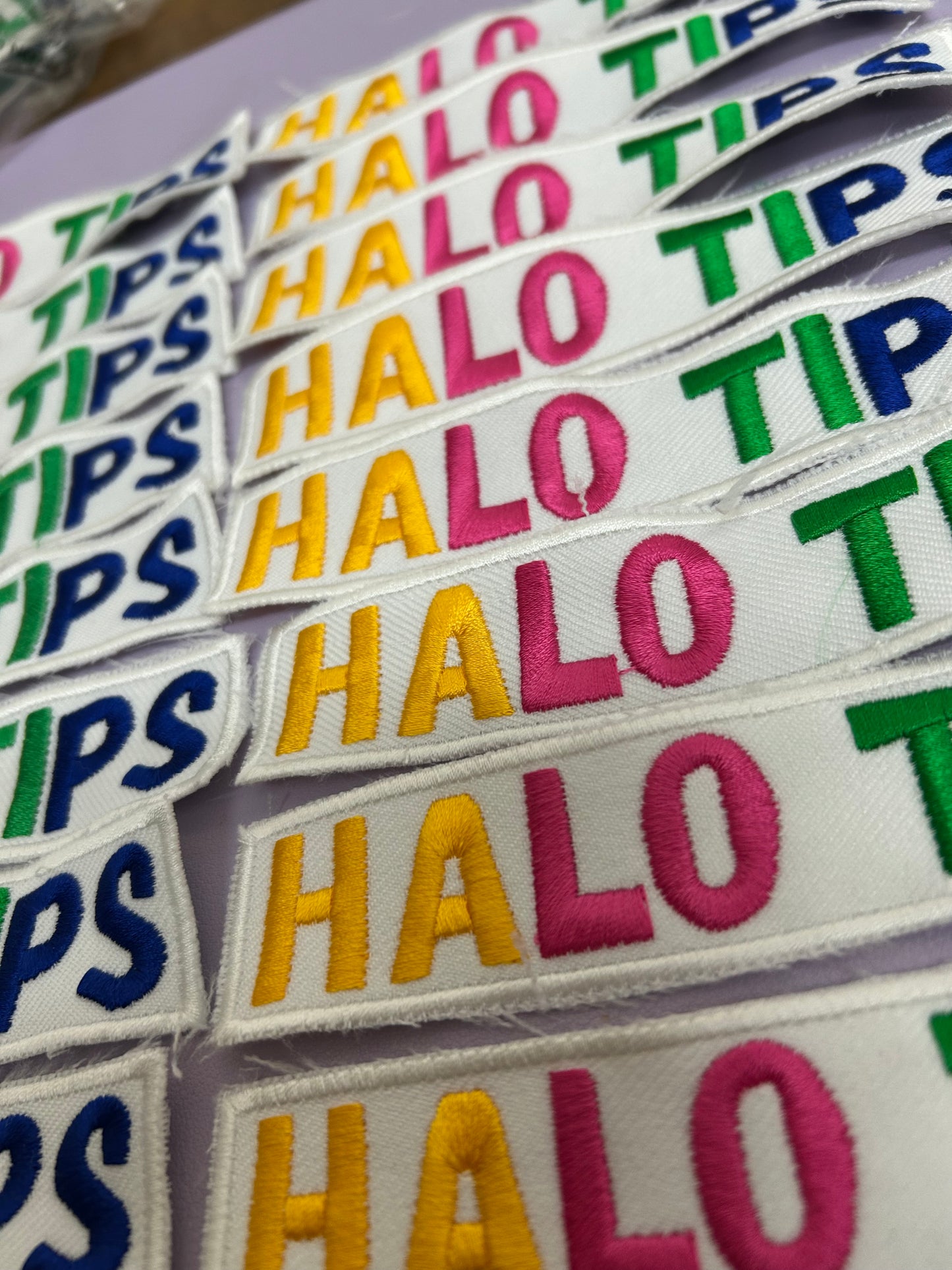 Halo Tips Shirt Badges