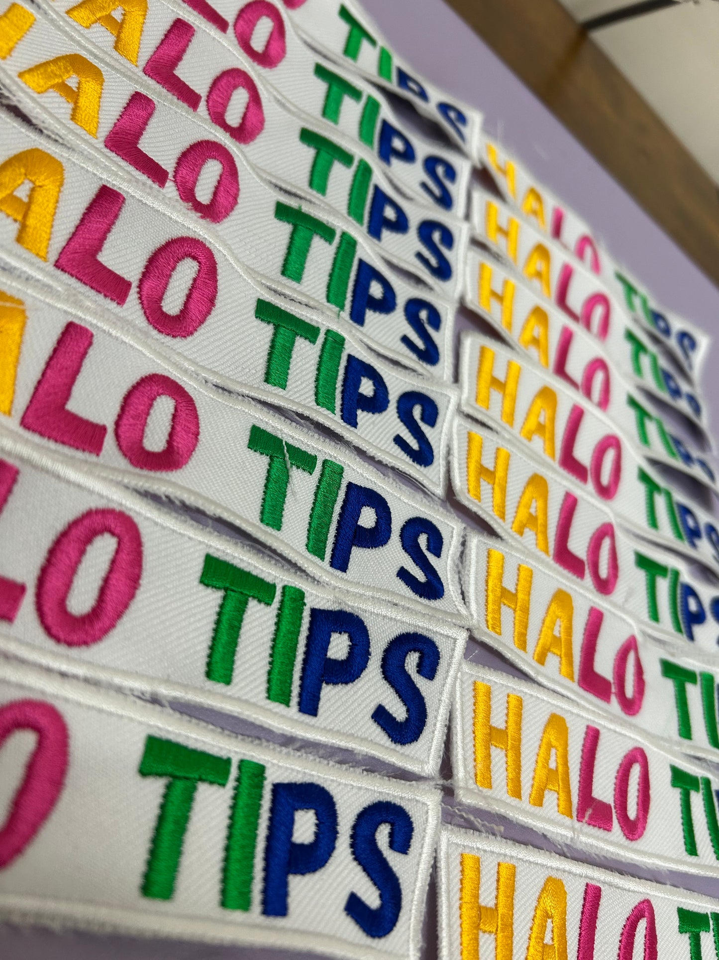 Halo Tips Shirt Badges
