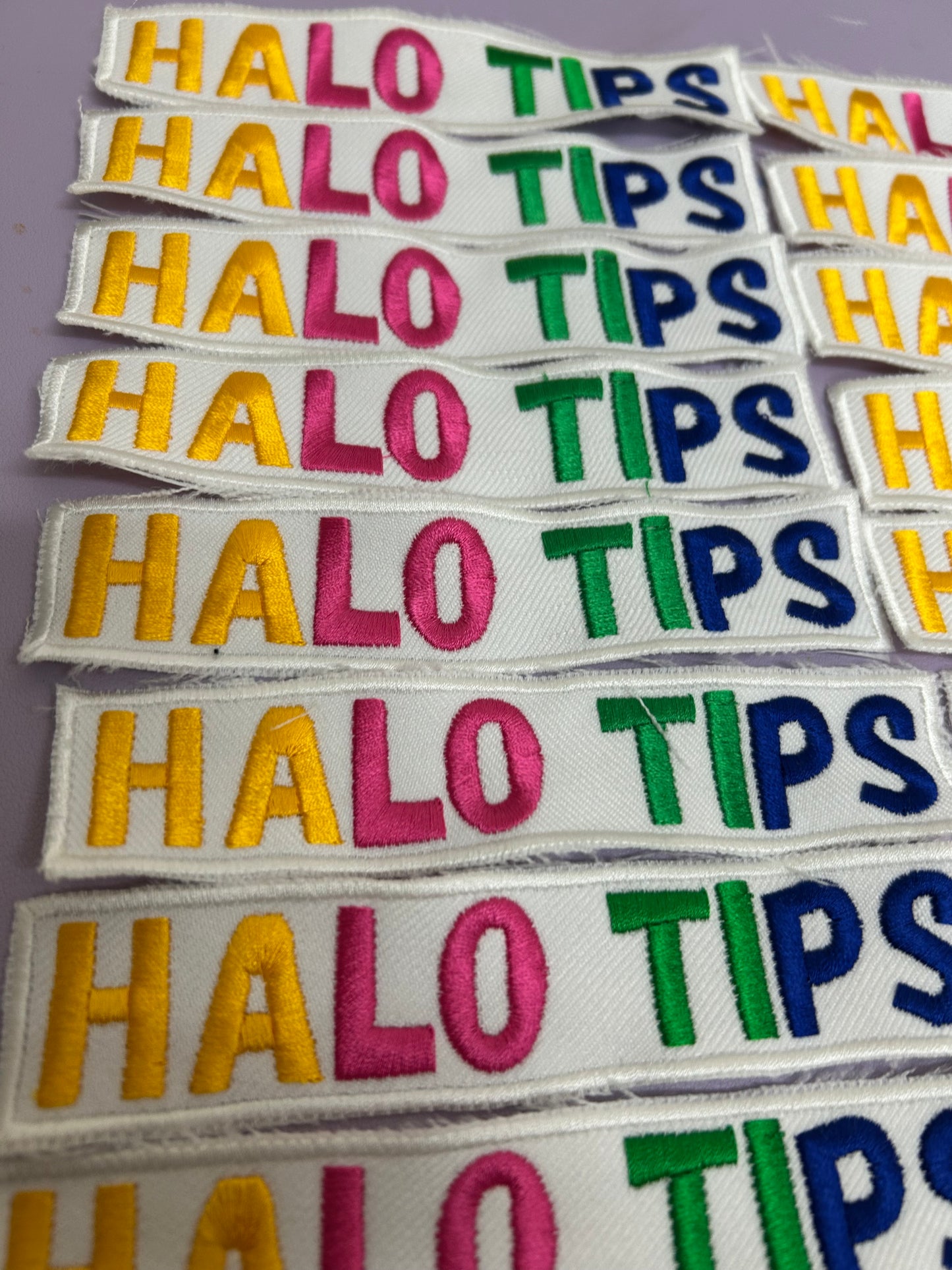 Halo Tips Shirt Badges
