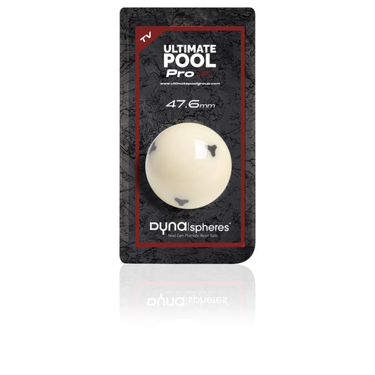 White Cue Ball 47.6mm (1 7/8") – Ultimate Pool Pro 15 Dynaspheres